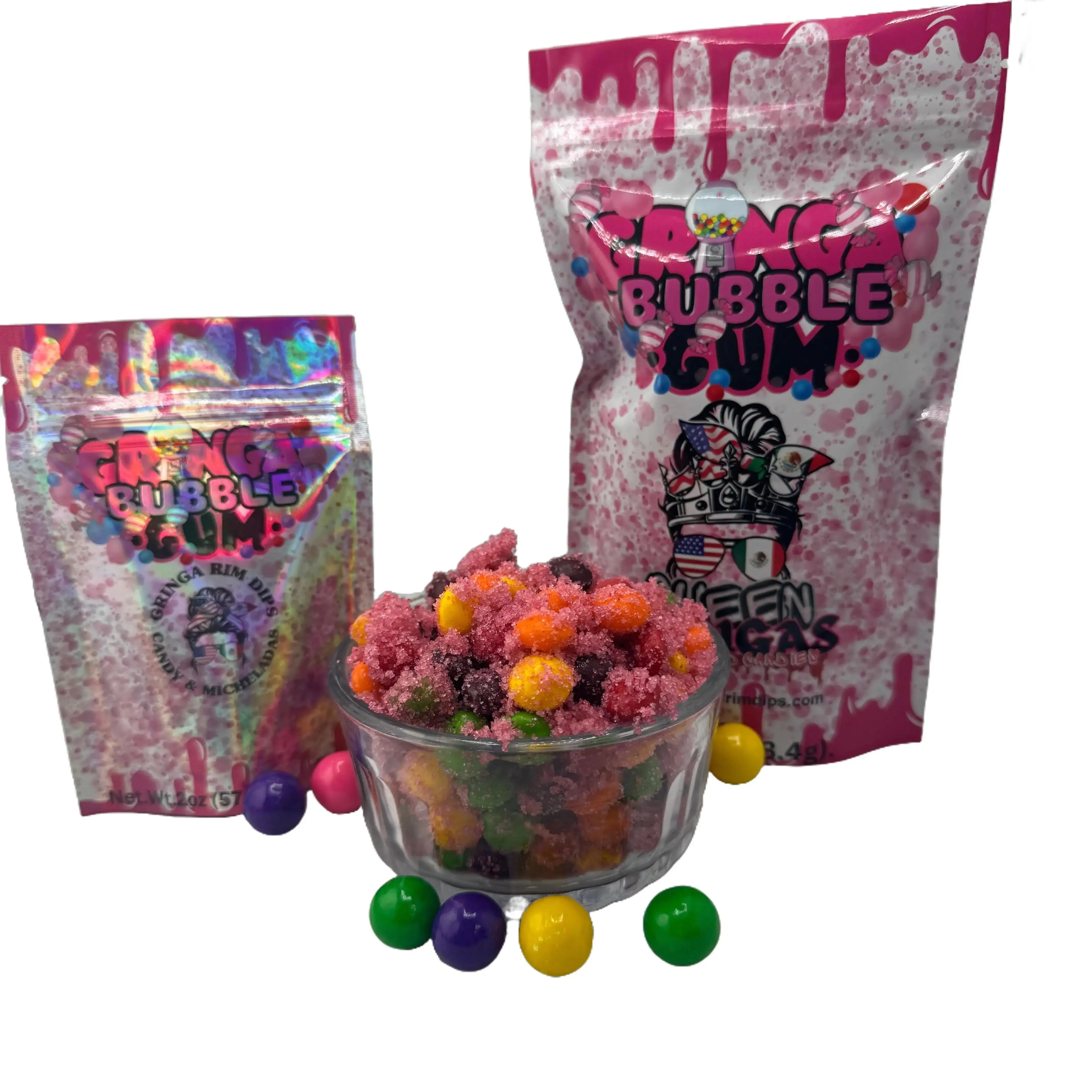 Queen Gringas Bubblegum skitz and Freeze Dried Skitz candy Queen Gringas Bubblegum skitz and Freeze Dried Skitz candy