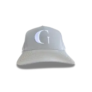 007. WATER REPELLENT MULTI-LOGO TRUCKER | Grey