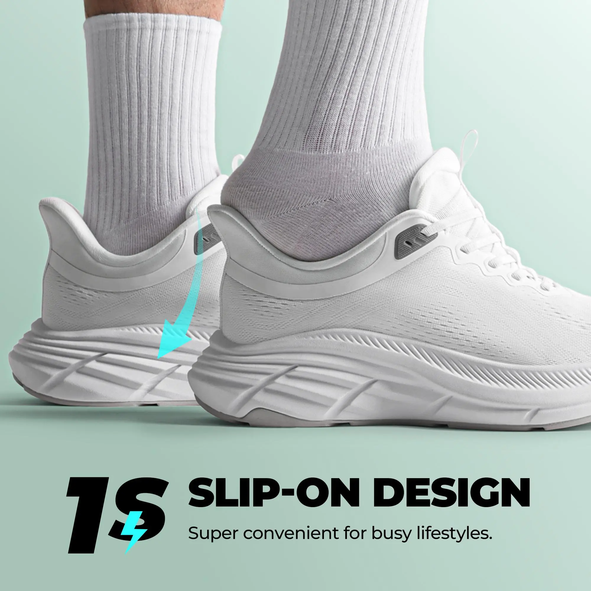 WHITE—Slip-On
