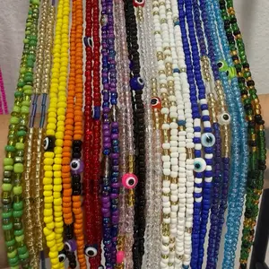 50” Evil Eye Collection - you can request any colors and evil eye beads on these!