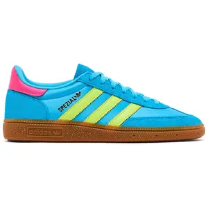 Adidas Originals Women's Handball Spezial, Sky Rush / Solar Yellow / Lucid Pink, JH5658