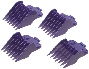 Andis Master Dual Magnet Large 4-Piece Comb Set - Purple (01415)