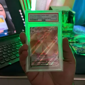 2021 POKEMON SWSH BSP #087 FA/EVEE VMAX GEM MT SHNG. FATES ELITE TRNR.BOX 113194398 *9 VMAX Eevee ViAx Evolves from Fevee 다리다 오리피크즈 I:300