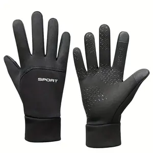 1 Pair of Winter Outdoor Thermal Gloves, Suitable for Sports Riding and Skiing Touch-Screen Gloves, The Same Thermal Gloves for Men and Women