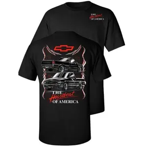 General Motors Chevrolet S-10 "American Heartbeat" T-Shirt, Car Enthusiast Tee, Full Color, Unisex, Made in USA, Streetwear Graphic Tee, Y2K Fashion, Vintage Style, Casual Crewneck, Trendy USA Outfit, Automotive Fan Tee