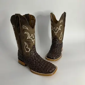 Switzer Brown Men CowBoy Boots