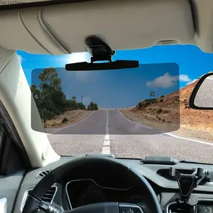 Polarized Car Visor Extender, Anti-Glare UV400 Sun Blocker for Safer Driving, Adjustable Clip-On Sun Visor Shield with Universal Fit, Perfect for Day and Night Driving, Road Trips, and Daily Commutes