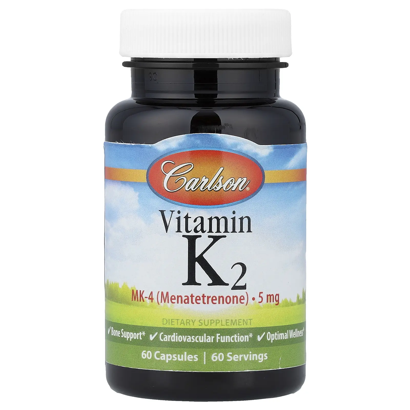 Carlson Vitamin K2, 5 mg, 60 Capsules