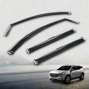 Fit For 2018-2024 GMC Terrain In-Channel Window Visor Rain Guard Vent Deflector