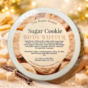 The Super Soaps Body Butter - Nourishing with Refined Shea Butter & Coconut Oil for Soft Skin