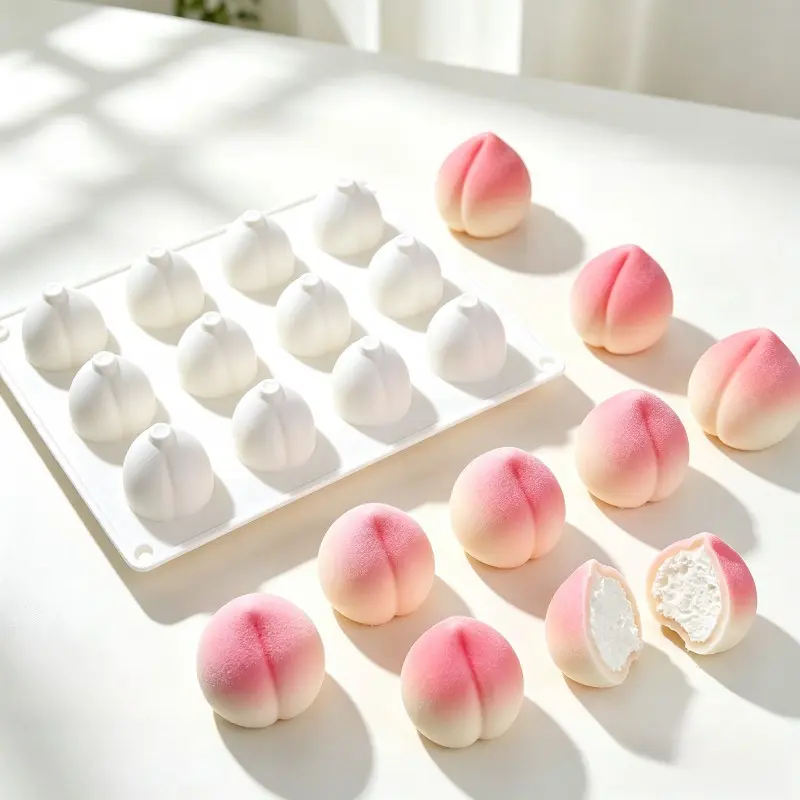3D Realistic Fruit Shapes Silicone Mold Set, Food-Grade & Soft Material for Making Scented Soap, Fragrance Candles, and DIY Wax Melts, Aromatic, Thoughtful Gifts