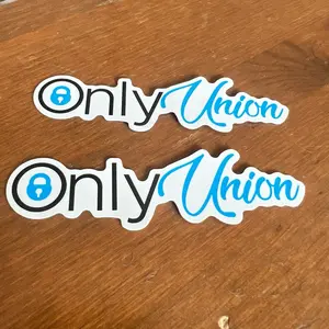 Only union sticker Only union sticker