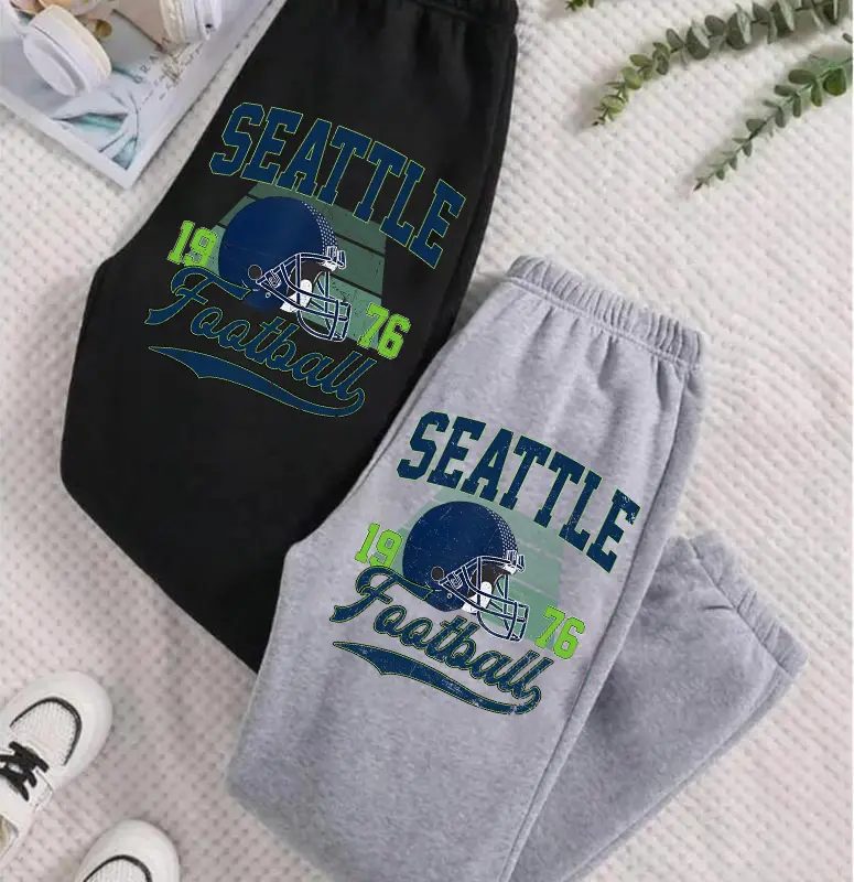 Footballs Seattle Sweatpants, Vintage Football Pants All Teams Footballs Sweatpants, Gifts For Football Fan Sport Classic Pants
