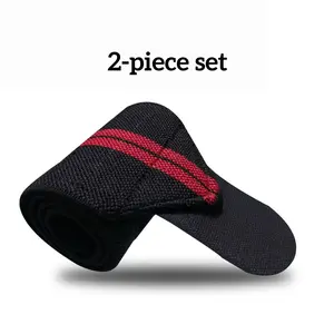 Wrist Support Straps & Lifting Straps, Ultra-Elastic Adjustable Design, Universal Wrist Support Gear for Bench Press, Deadlift, Powerlifting and Gym Training