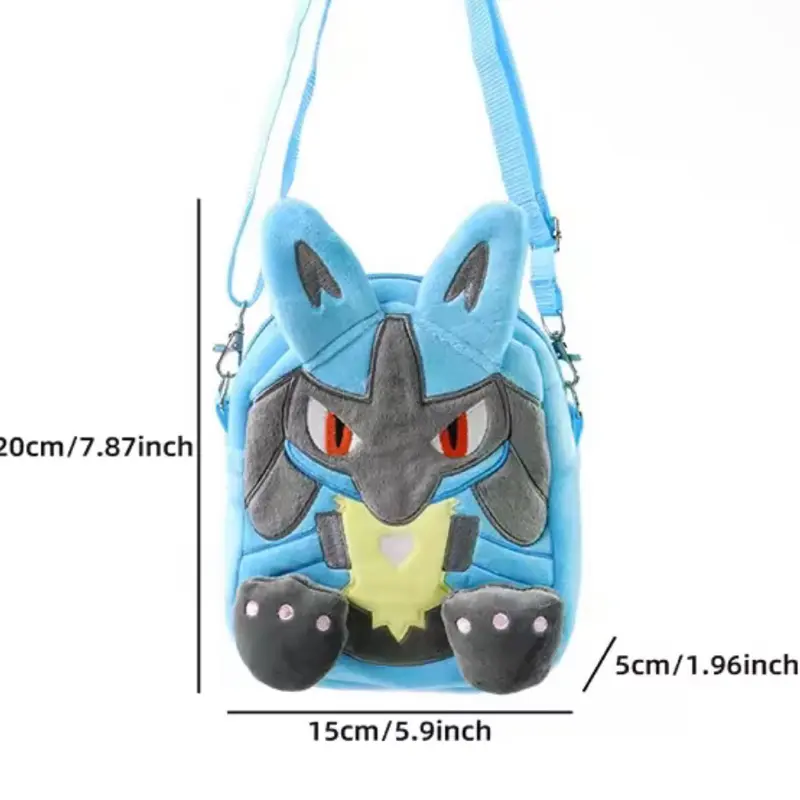 8 inch Poke Mini Bag - Lucario 8 inch Poke Mini Bag - Lucario