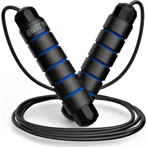 Jump Rope Workout Fitness Exercise Equipment Home Gym, Men Women and kids, Health,From , (Multiple Colors)