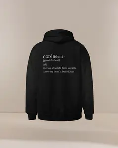 Not Confident, God-fident Christian Hoodie | Faith-Based Sweatshirt | Inspirational Apparel for Women & Men | Comfort Meets Godfidence