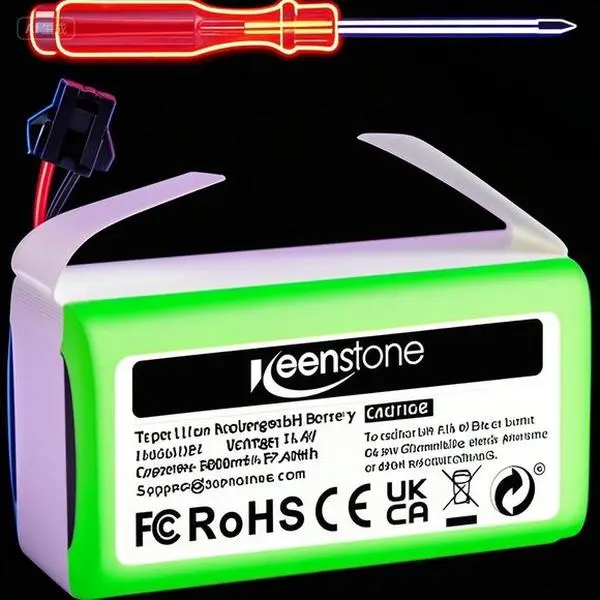 14.4V 2600mAh Robotic Vacuum Battery |   High Capacity Replacement Power Pack |   Compatible with Multiple RoboVac Models |   Long-Lasting & Rechargeable |   Universal Fit for Various Cleaner Brands