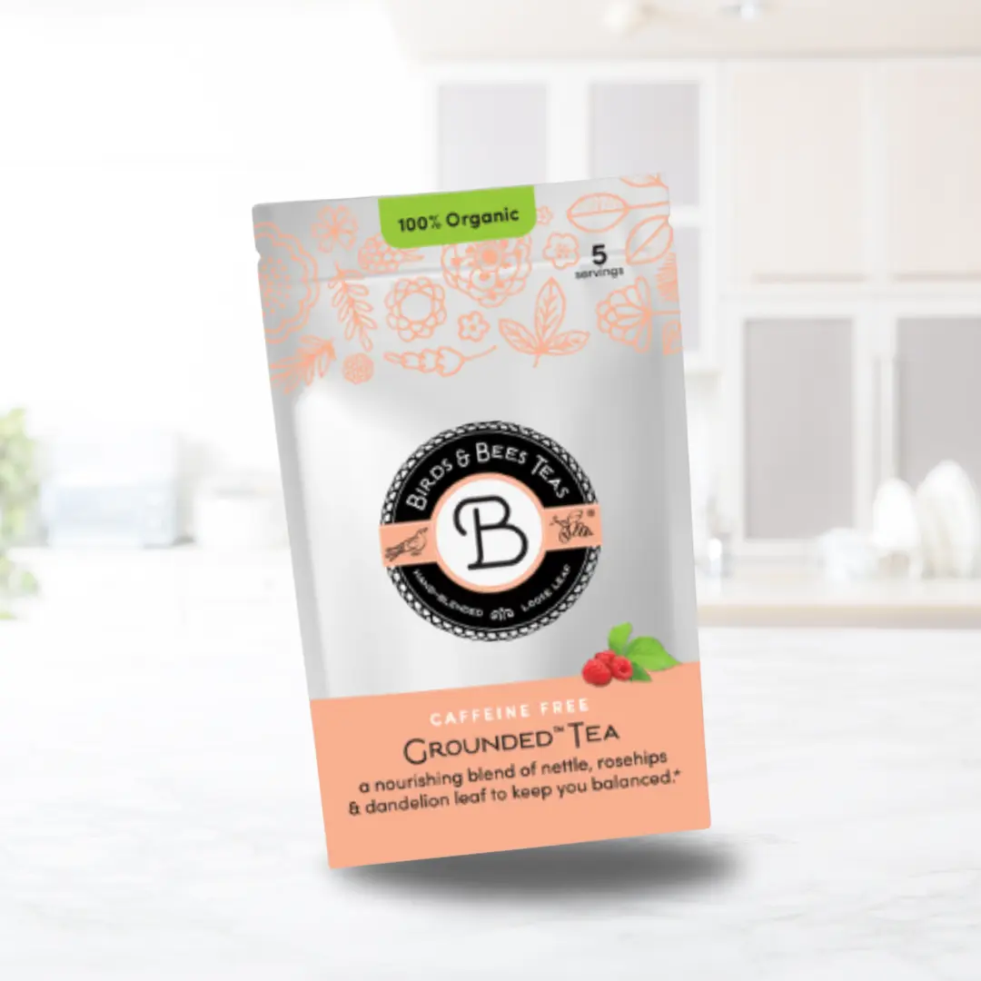 Grounded Herbal Tea - Hormone Balance & Fertility Support | Nourishing, Nutritive Blend for Pregnancy Prep