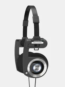 Porta Pro Black, Retro Style On-Ear Headphone, High-Fidelity