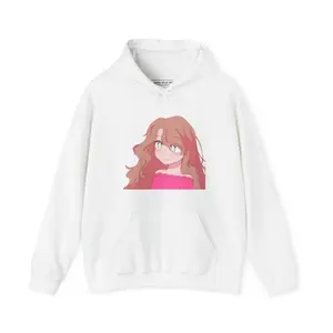 Ava - Anime Girl Art Hoodie, Cozy Sweatshirt, Cute Gift for Anime Fans, Unique Apparel, Stylish Streetwear, Perfect for Chill Days Casual Comfort