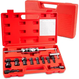 12pcs Blind Hole Collet Bearing Puller Set with Slide Hammer and Expandable Collets 8-32mm, Pilot Bearing Removal Tool for Internal, Wheel Bearings in Automotive and Motorcycle Use