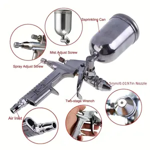 HVLP spray gun, suitable for automotive, wood, and wall spraying--Professional K3 low-pressure painting tool, equipped with an automatic repair system, durable pneumatic spray gun , suitable for DIY, furniture, walls, and other applications