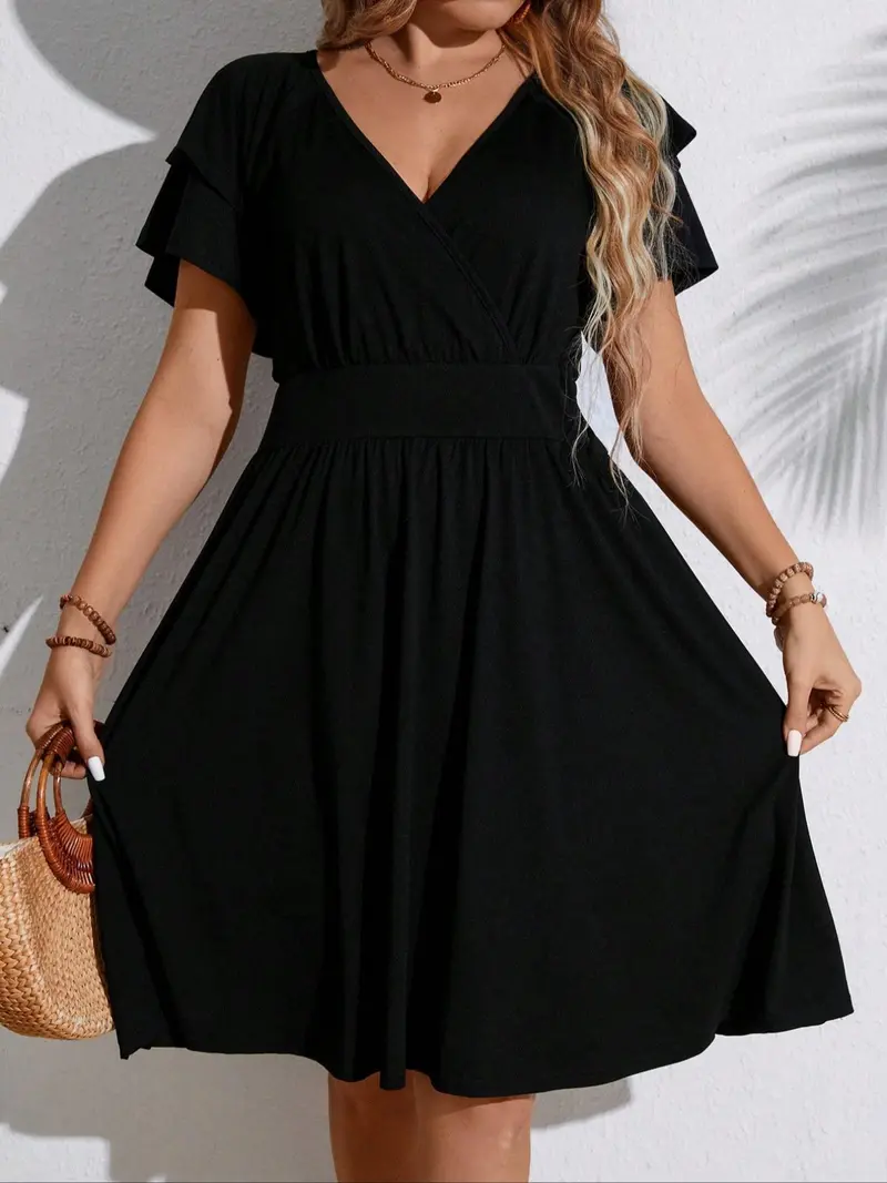 black knee length dress - TikTok Shop black knee length dress - TikTok Shop