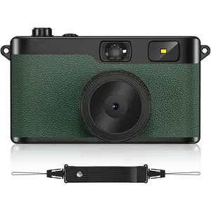 D53  Digital Camera - Retro Digital Camera 12MP Screenless  Camera Disposable Camera  Includes 8GB SD Card Green