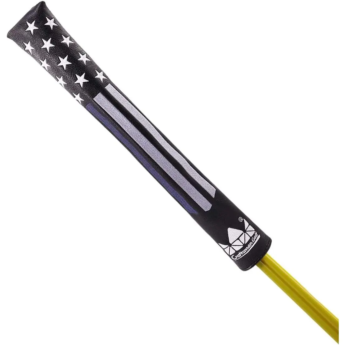 Blue Strips Stars Mallet Mid-Mallet  Putter Head Cover Headcover Magnetic Closure Alignment Stick Case Holder
