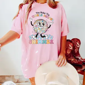 You Make The Whole Class Shimmer, Groovy Retro Teacher Shirt, Cute Teacher Shirt, Back To School, Teacher Appreciation Gift N