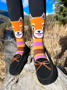 Red Panda Socks