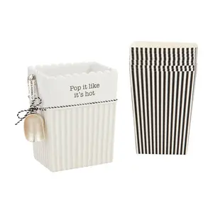 Mud Pie Popcorn Bucket Set