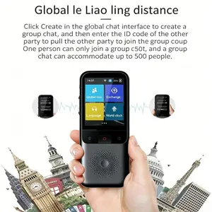 Ai Assistant Device, Portable Electronic Translator, Offline Real-Time Translation, Supports 138 Languages, Ideal for Business Travel