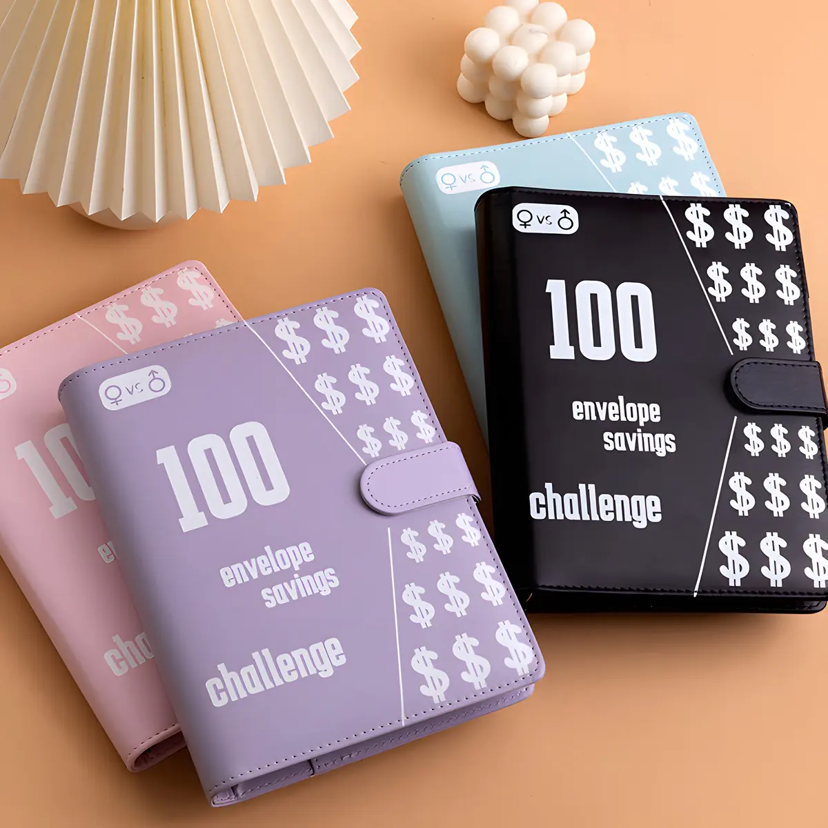 The 100 Envelope Challenge Loose-leaf this couple challenge event cash envelope pre  Planning notebook