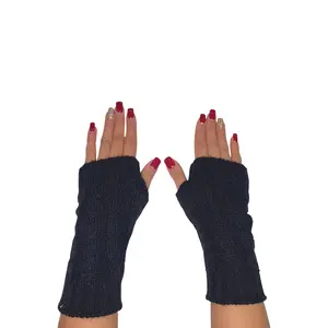 Alpaca Blend Fingerless Gloves