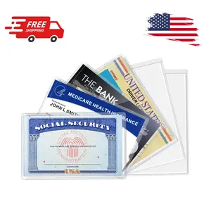 New Medicare Card Protector Sleeves, 12 Mil Clear