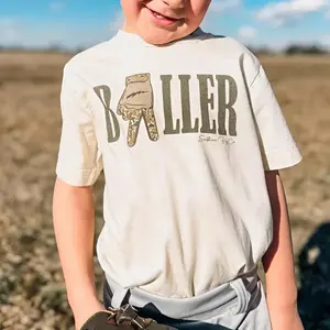 Youth and Adult Baller Baseball Glove Short Sleeve Boys T-shirt or Sweatshirt, #Southern Boy shirrt, Old School Graphic tee, baseball youth shirt, Trendy tee, gift for son and daughter, youth clothing, summer outfit, Family shirt, vacation outfit