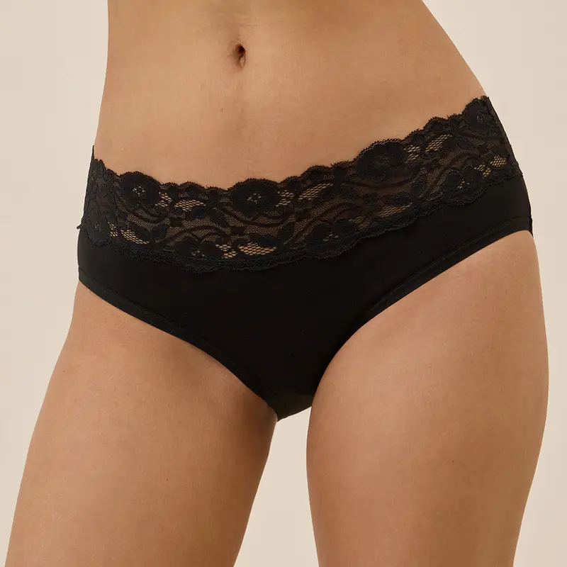 Women's Organic Lace Waist Brief