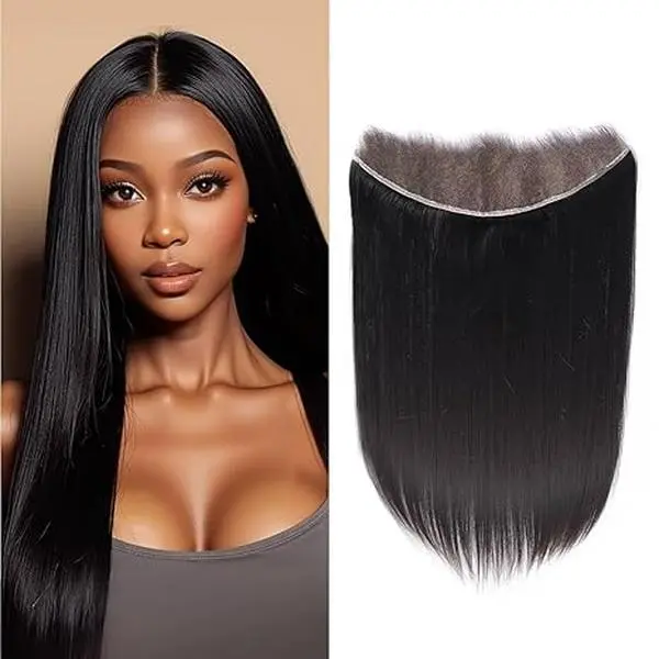 BUW HD 001 Invisible 13x4 HD Lace Frontal 100% Human Hair Natural Color 4 Texture Free Part Shipping
