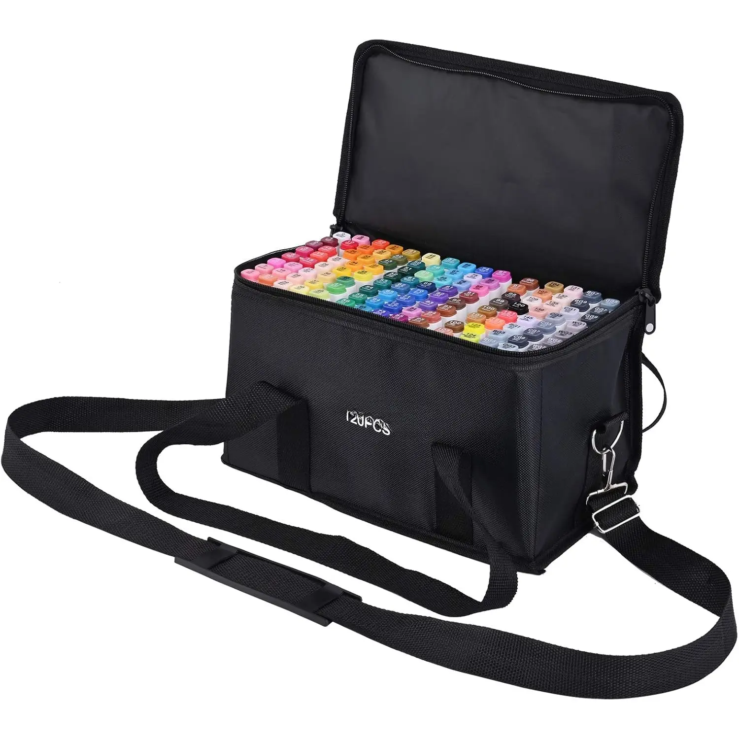 120 Colors  Drawing Markers, Dual Tip Art Markers, Fine & Chisel Coloring Marker, Chisel Coloring Markers For Adult Coloring