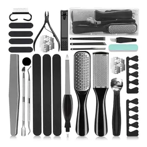 36 in 1 Pedicure Kit, Professional Pedicure Tools Foot Rasp Foot Dead Skin Remover for Home & Salon Care