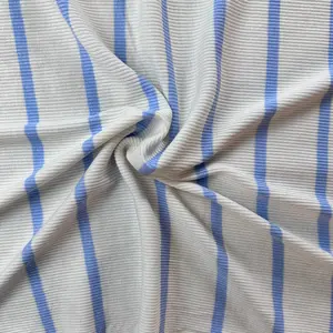 2x1 Cotton Matching Ribbing – Striped Stretch Matching Rib Fabric | By The Yard
