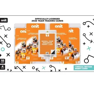 ONIT 2025 University of Tennessee Men’s College Football Sams Club Box - 4 packs - 1 Aftershock Card