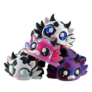 MooLotol – Whimsical Cow and Axotol Hybrid Pet | Collectible Figurine by Lunara