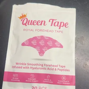 Queen Royal Forehead Tape – Wrinkle Smoothing Overnight Forehead Tape Skincare Infused Anti-Aging - Smooth Forehead, 11's, Crows Feet, (20 PCS)