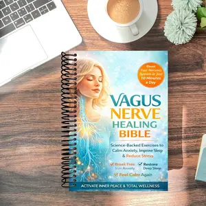 The Vagus Nerve Healing Bible: Master Your Nervous System in Just 10 Minutes a Day – Science-Backed Exercises to Break Free from Anxiety, Stress & Trauma, Restore Deep Sleep, and Feel Calm Again