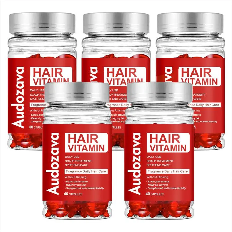 Hair Vitamin Capsule, Moroccan Argan Oil Hair Care Capsule, Nourishing Hair Care & Styling Product for Women & Men, Stronger Thicker Hair