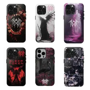 Sleep Token "Even In Arcadia" Theme Shockproof Phone Case — Exclusive Gift & Accessory for Fans. Compatible Models: iPhone 16/15/14/13/12/11/17 Pro Max Series.