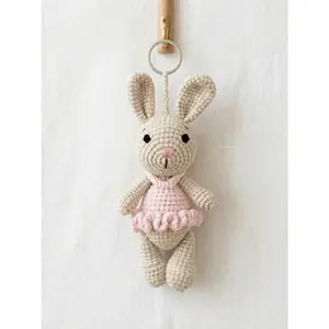 Tutu Bunny Bag Charm